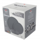 Set farfurii ceramica 18 piese Aspen Collection Berlinger Haus BH 10008, gri, design modern, rotunde
