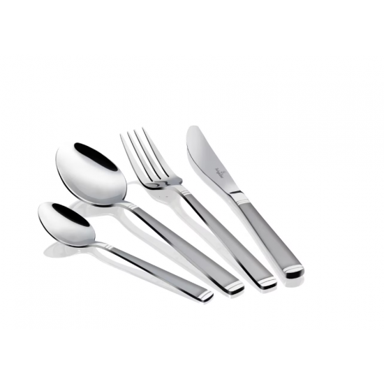 Set tacamuri 24 piese Berlinger, otel inoxidabil, finisaj satinat, cutie cadou