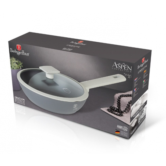 Tigaie cu capac antiaderenta cu titan 24 cm Aspen Collection Berlinger Haus BH 7069