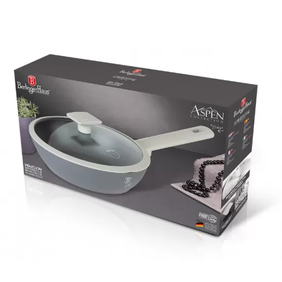Tigaie cu capac antiaderenta cu titan 24 cm Aspen Collection Berlinger Haus BH 7069