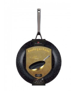 Tigaie aluminiu forjat 32 cm cu strat antiaderent marmorat – fara capac BH/8009