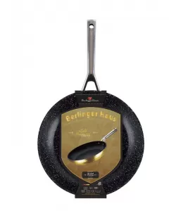 Tigaie aluminiu forjat 32 cm cu strat antiaderent marmorat – fara capac BH/8009