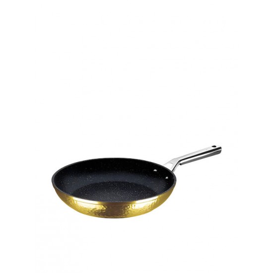 Tigaie aluminiu forjat 32 cm cu strat antiaderent marmorat – fara capac BH/8009