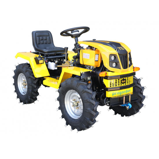 ProGARDEN Campo T12 Minitractor V25.1 4x4, 12CP, diesel, hidraulica fata-spate, roti 6.00-12