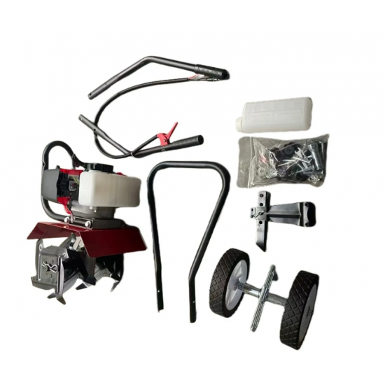 Cultivator/ Motocultor 8.5 cp, 2timpi, 58cc, 300mm latime lucru, easy-start, accelarie pe maner, 10.000rpm, Campion Professional CMP1822