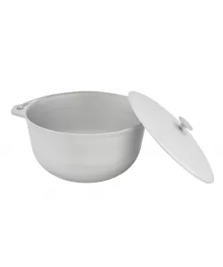 Ceaun tuci aluminiu alimentar cu capac, capacitate 10 litri ELEFANT