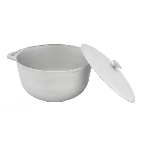 Ceaun tuci aluminiu alimentar cu capac, capacitate 10 litri ELEFANT