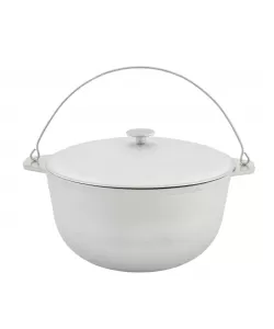 Ceaun tuci aluminiu alimentar cu capac, capacitate 10 litri ELEFANT