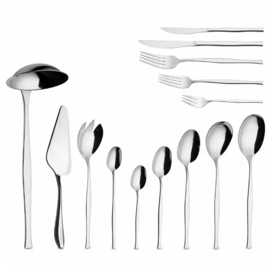 Set tacamuri inox 70 piese cu finisaj oglinda – cutie cadou eleganta BH/2763