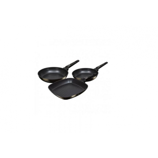 Set 3 tigai cu strat titan Primal Gloss Berlinger Haus BH 6073