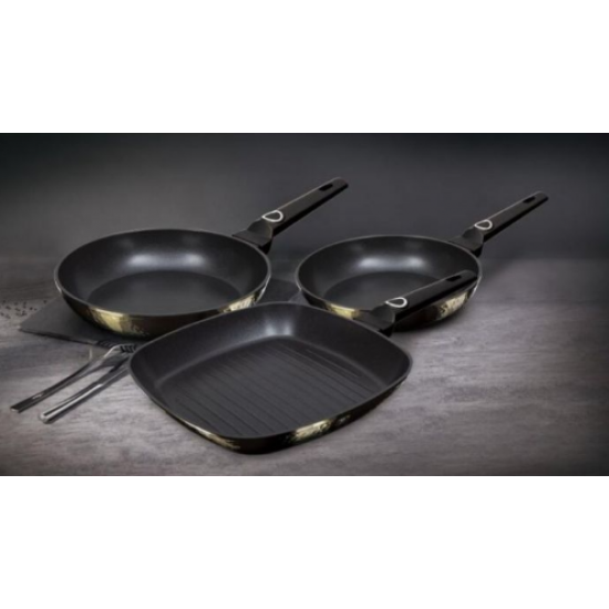Set 3 tigai cu strat titan Primal Gloss Berlinger Haus BH 6073