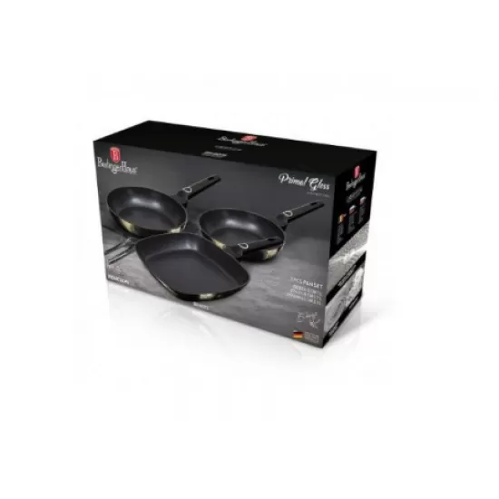 Set 3 tigai cu strat titan Primal Gloss Berlinger Haus BH 6073