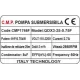 Pompa Submersibila apa murdara /curata Campion QDX3-25 0.75KW,Debit 3 m3/h,refulare 25 m,cu plutitor