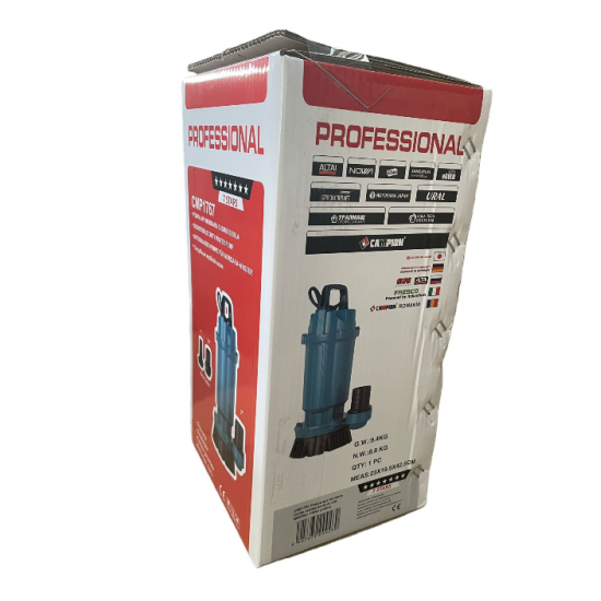 Pompa Submersibila apa murdara /curata Campion QDX3-25 0.75KW,Debit 3 m3/h,refulare 25 m,cu plutitor