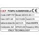 Pompa Submersibila apa murdara /curata Campion QDX10-35 1.1 KW,Debit 10m3/h,refulare 35 m, Debit marit 2 toli / 1.5 toli / 1 tol fara plutitor