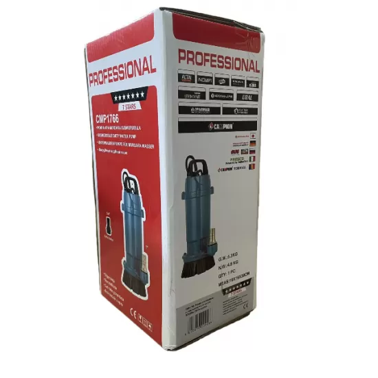 Pompa submersibila apa murdara / curata Campion QDX3-25, 0.75KW, debit 3 m³/h, refulare 25 m, fara plutitor