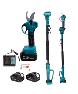 Foarfeca de vie cu acumulator, Kraft-Royal 36V 8AH cu tija telescopica 2.5m