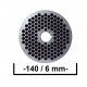 Matrita pentru granulator KL-140 cu gauri de 6 mm