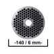 Matrita pentru granulator KL-140 cu gauri de 6 mm