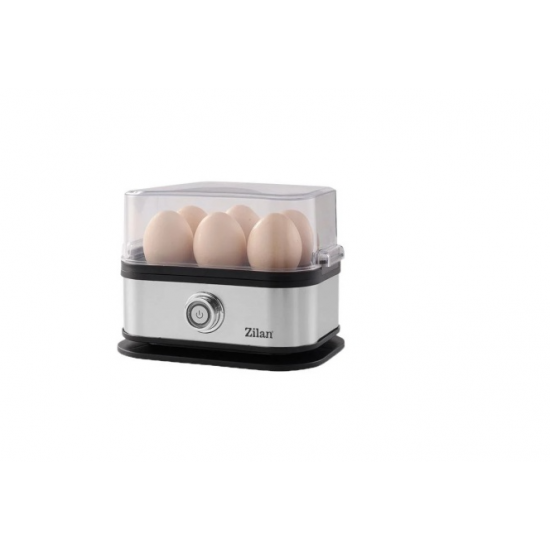 Fierbator oua electric Zilan ZLN4109 - capacitate 6 oua, inox, oprire automata, 200W