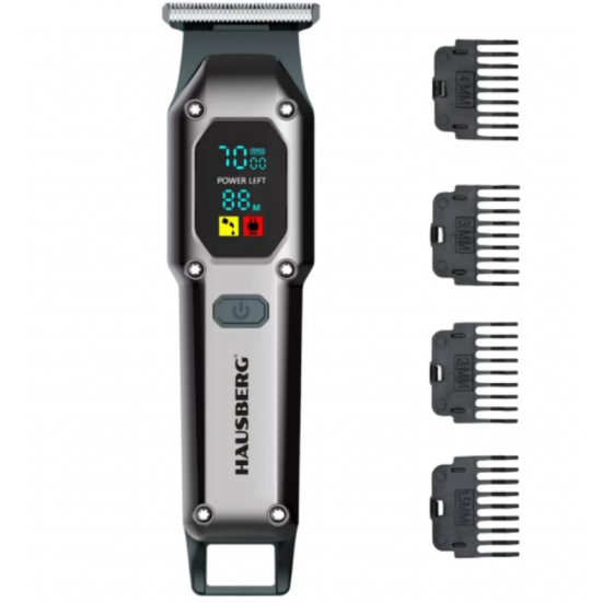 Masina de tuns reincarcabila Hausberg HB-59GR Digitala 600mAh USB Type-C