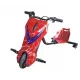 Tricicleta Electrica Drift Pentru Copii 360, Cu Suspenie, Trike, Motor 250W, Baterie 36V, 4400 mAh, Bluetooth, Viteza 15 km/h, Rosu Spiderman