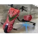 Tricicleta Electrica Drift Pentru Copii 360, Cu Suspenie, Trike, Motor 250W, Baterie 36V, 4400 mAh, Bluetooth, Viteza 15 km/h, Rosu Spiderman
