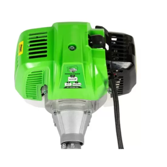 Motocoasa Micul Fermier, 4.5CP, 62CC, benzina 2 timpi, pornire rapida, teava 28mm, 3 accesorii