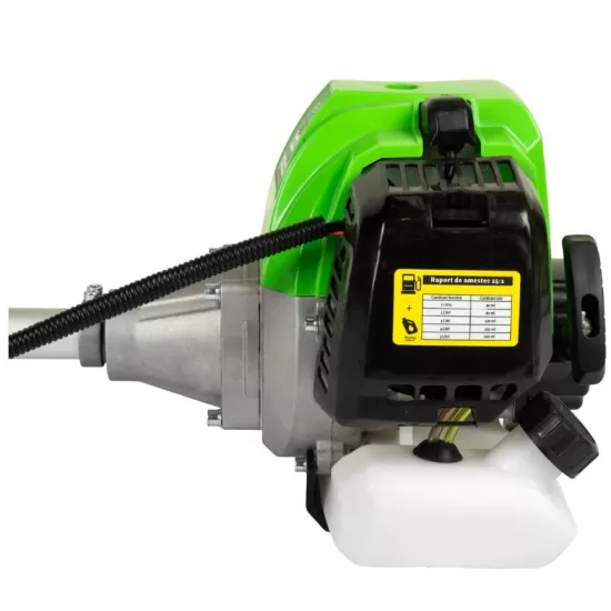 Motocoasa Micul Fermier, 4.5CP, 62CC, benzina 2 timpi, pornire rapida, teava 28mm, 3 accesorii