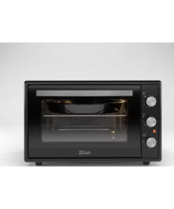 Cuptor electric Zilan ZLN2433 - 65L, 2000W, termostat 250°C, timer 90 min, geam dublu, interior emailat