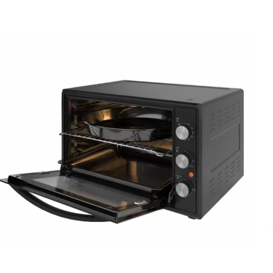 Cuptor electric Zilan ZLN2433 - 65L, 2000W, termostat 250°C, timer 90 min, geam dublu, interior emailat