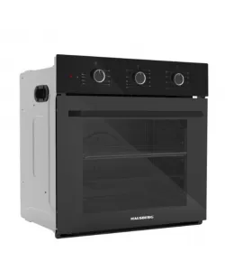 Cuptor electric incorporabil Hausberg HB-8044NG 58L 1600W Turbo 9 programe Negru