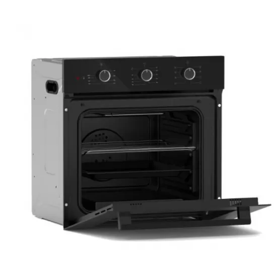 Cuptor electric incorporabil Hausberg HB-8044NG 58L 1600W Turbo 9 programe Negru