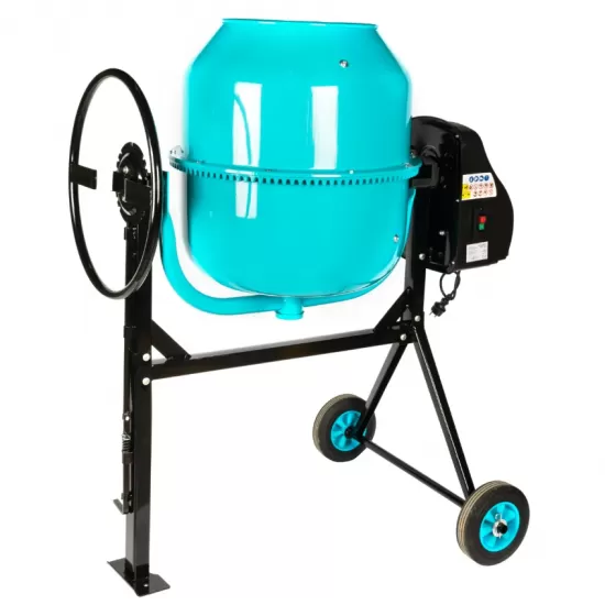 Betoniera Detoolz, capacitate 200 litri, putere 1200W, coroana fonta, cu roti