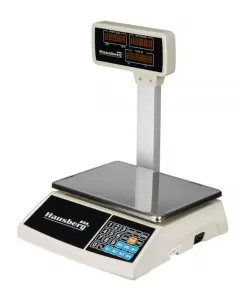 Cantar electronic Hausberg HB6051, Afisaj LCD luminos, Capacitate 30kg