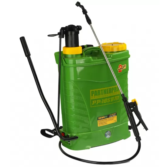 PP-16SBM pompa de stropit cu acumulator 2 in 1 12V8Ah 620 m2 PartnerPro