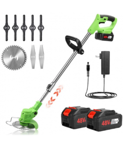 Motocositoare Electrica cu 2 Acumulatori si Accesorii CMP1823, Sistem Fara Fir, Motor Electric de Putere, Autonomie Extinsa, Design Ergonomic, Pentru Tuns Iarba si Vegetatie Usoara