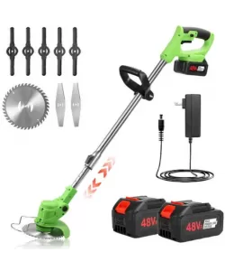 Motocositoare Electrica cu 2 Acumulatori si Accesorii CMP1823, Sistem Fara Fir, Motor Electric de Putere, Autonomie Extinsa, Design Ergonomic, Pentru Tuns Iarba si Vegetatie Usoara