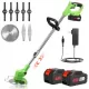 Motocositoare Electrica cu 2 Acumulatori si Accesorii CMP1823, Sistem Fara Fir, Motor Electric de Putere, Autonomie Extinsa, Design Ergonomic, Pentru Tuns Iarba si Vegetatie Usoara