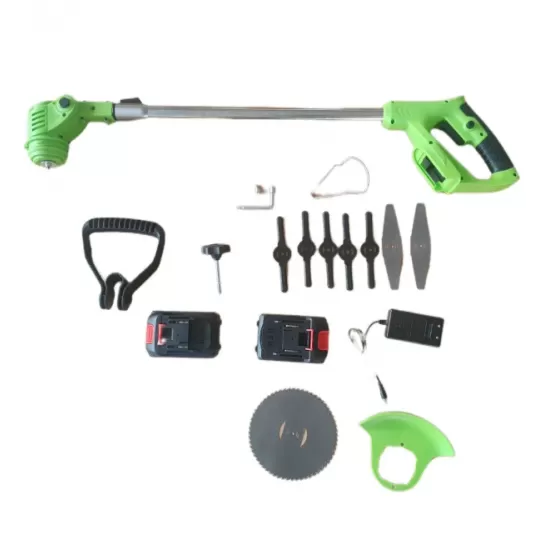 Motocositoare Electrica cu 2 Acumulatori si Accesorii CMP1823, Sistem Fara Fir, Motor Electric de Putere, Autonomie Extinsa, Design Ergonomic, Pentru Tuns Iarba si Vegetatie Usoara