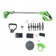 Motocositoare Electrica cu 2 Acumulatori si Accesorii CMP1823, Sistem Fara Fir, Motor Electric de Putere, Autonomie Extinsa, Design Ergonomic, Pentru Tuns Iarba si Vegetatie Usoara