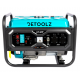 Generator Detoolz 2.5kW 2 prize 230V benzina, 4T, pornire manuala 15L fara roti G01