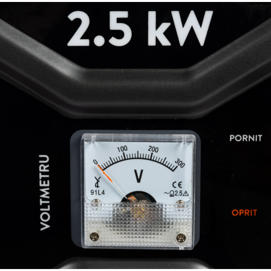 Generator Detoolz 2.5kW 2 prize 230V benzina, 4T, pornire manuala 15L fara roti G01