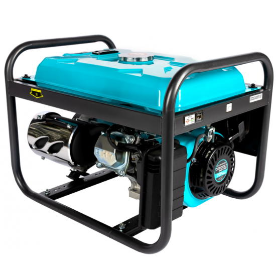 Generator  3kW 2P230 B4T pornire electrica 15L fara roti G02  Detoolz