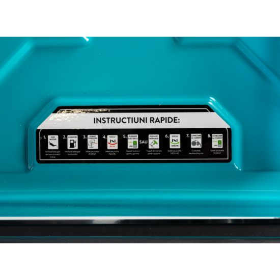 Generator  5.5kW 2P230 B4T pornire electrica 25L cu roti G02  Detoolz
