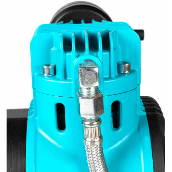 Compresor  50L fara ulei, 1680 W, debit 214L/min, 8 bar, 2 prize de aer Detoolz