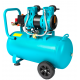Compresor  50L fara ulei, 1680 W, debit 214L/min, 8 bar, 2 prize de aer Detoolz
