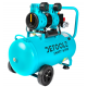Compresor  50L fara ulei, 1680 W, debit 214L/min, 8 bar, 2 prize de aer Detoolz