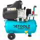 Compresor  24L cu ulei, 1500 W, debit 160L/min, 8 bar, 2 prize de aer Detoolz