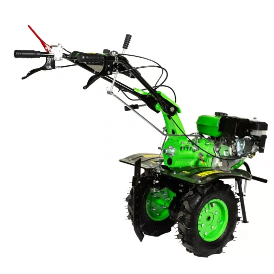 Motocultor Micul Fermier, 8.5CP, 212cc, motor pe benzina 4 timpi, 3 trepte de viteza, pornire manuala, cu roti